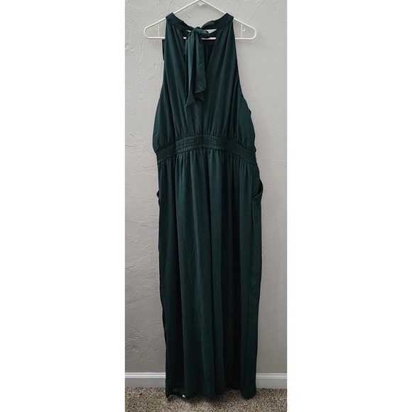 *NEW* Torrid Womens Sleeveless High Neck Chiffon Jumpsuit Size 2 2X (18-20) Read - Picture 6 of 11